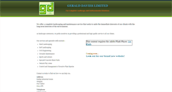 Desktop Screenshot of geralddavies.co.uk
