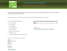 Tablet Screenshot of geralddavies.co.uk